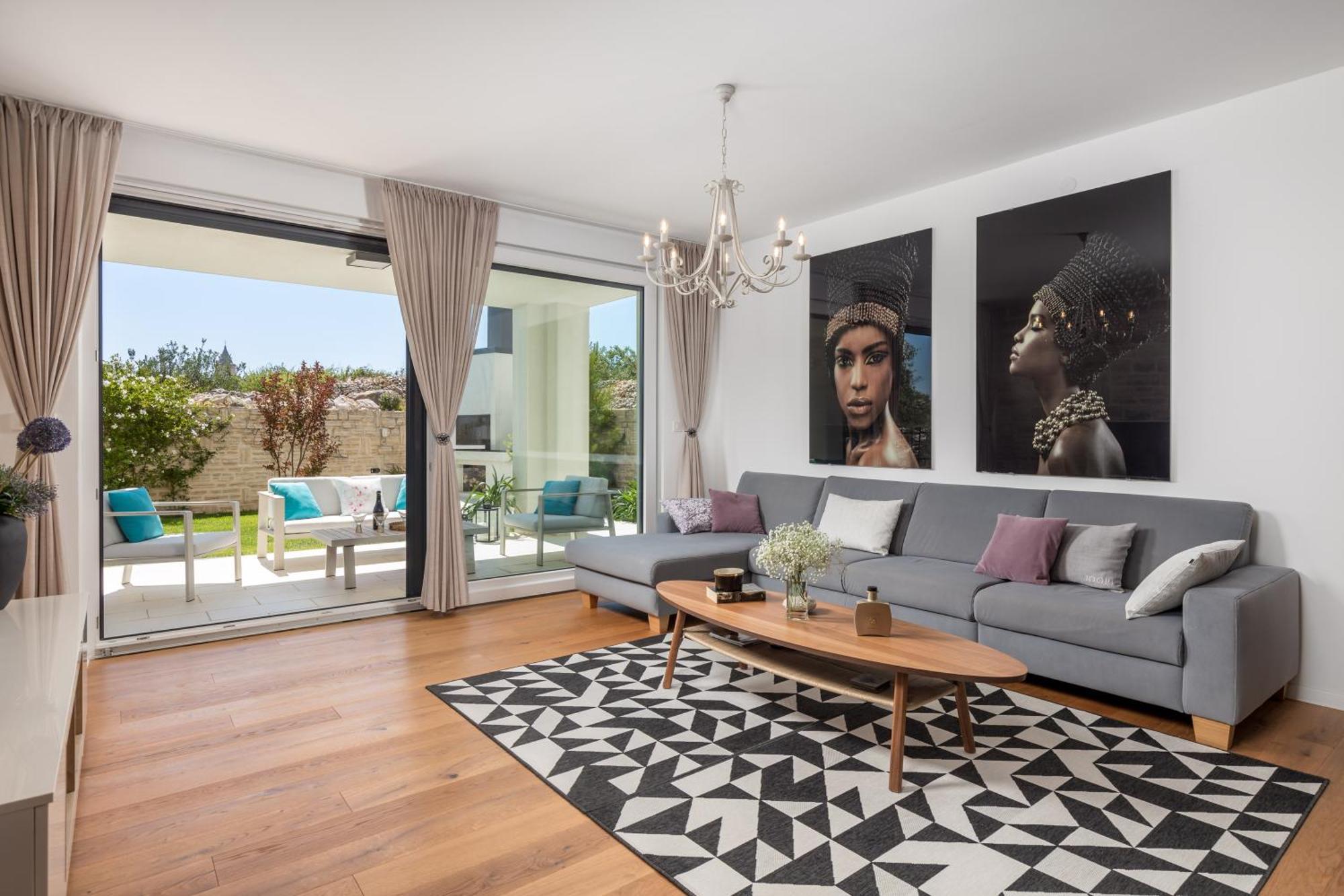Luxury Apartment Hyperion With Private Pool And Garden Murter Exterior foto